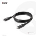 Club3D Prodlužovací kabel USB-C, 5Gbps, 60W(20V/3A), 4K60Hz (M/F), 1m