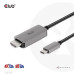 Club3D kabel USB-C na HDMI, 4K120Hz 8K60Hz HDR10 s DSC1.2, M/M, 3m