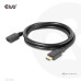 Club3D prodlužovací HDMI kabel, 4K120Hz, 8K60Hz, 48Gbps, M/F, 1m