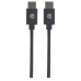 MANHATTAN kabel Hi-Speed USB-C, Type-C Male to Type-C Male, 0,5m, černý