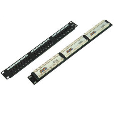 UTP Patchpanel, Cat.5e, 24-Port