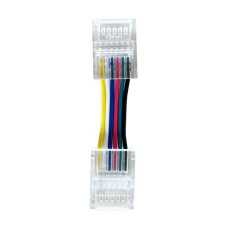 IMMAX konektor CLICK 12mm s kabelem 2,5cm, RGB+CCT, 6pin