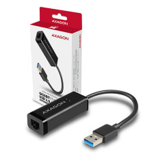 AXAGON ADE-SR, USB3.0 Type-A - externí Gigabit Ethernet adaptér, auto install