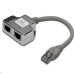 PremiumCord Modulární RJ45 distributor 2 porty 10/100Base T