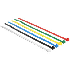 Delock Stahovací pásky barevné D 200 x Š 3,6 mm 100 ks