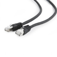 Gembird patch kabel S/FTP Cat. 6A LSZH, 1.5 m, černý