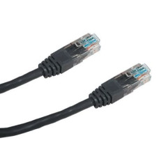 DATACOM Patch kabel UTP CAT5E 5m černý