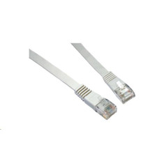 Solarix Patch kabel plochý CAT6 UTP LSOH 1m šedý non-snag-proof C6-111GY-1MB