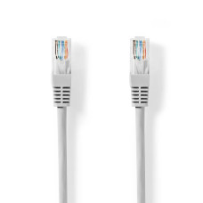 Nedis CCGL85101GY150 - Síťový Kabel Cat 5e U/UTP | RJ45 Zástrčka | RJ45 Zástrčka |  1.00 m | Kulatý | PVC | Šedá