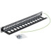 Triton 19' modulární patch panel 1U pro max. 24ks keystone,otvor 14,8x17,5mm RAL7035