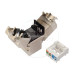 Solarix Samořezný keystone CAT6 STP RJ45 SXKJ-6-STP-BK-SA