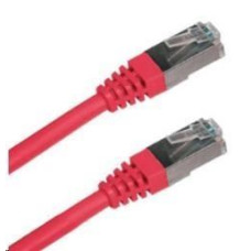 Patch kabel XtendLan Cat6A, S-FTP - 0,25m, červený