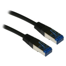 Patch kabel XtendLan LSFRZH Cat6A, S-FTP - 1m, černý