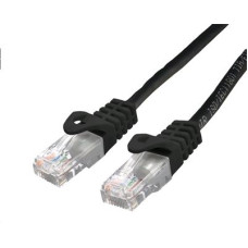 Kabel C-TECH patchcord Cat6, UTP, černý, 0,5m
