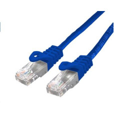 Kabel C-TECH patchcord Cat6, UTP, modrý, 1m