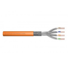 Digitus DK-1743-VH-050 síťový kabel Oranžová 50 m Cat7 S/FTP (S-STP), 1200 MHz Dca (EN 50575), AWG 23/1
