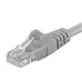 PremiumCord Patch kabel UTP RJ45-RJ45 level 5e 0.25m šedá