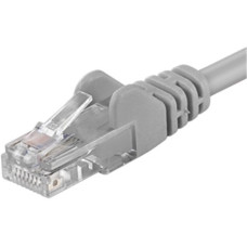 PremiumCord Patch kabel UTP RJ45-RJ45 level 5e 0.25m šedá