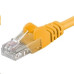 PremiumCord Patch kabel UTP RJ45-RJ45 level 5e 0.5m žlutá