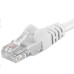 Patch kabel UTP RJ45-RJ45 level 5e 0.5m, bílá