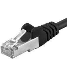 Premiumcord Patch kabel CAT6a S-FTP, RJ45-RJ45, AWG 26/7 2m, černá