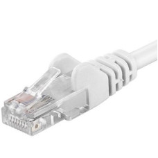 PremiumCord Patch kabel Cat6 UTP, délka 10m, bílá