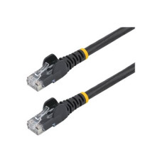 StarTech.com 2m LSZH CAT6 Ethernet Cable, 10 Gigabit Snagless RJ45 100W PoE Network Patch Cord with Strain Relief, CAT 6 10GbE UTP, Black, Individually Tested/ETL, Low Smoke Zero Halogen