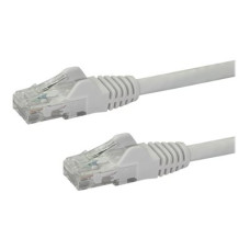 StarTech.com 2m CAT6 Ethernet Cable, 10 Gigabit Snagless RJ45 650MHz 100W PoE Patch Cord, CAT 6 10GbE UTP Network Cable w/Strain Relief, White, Fluke Tested/Wiring is UL Certified/TIA