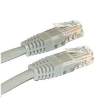 Patch kabel Cat6, UTP - 1m, šedý