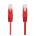 Kabel C-TECH patchcord Cat5e, UTP, červený, 3m