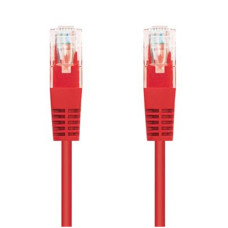 Kabel C-TECH patchcord Cat5e, UTP, červený, 3m