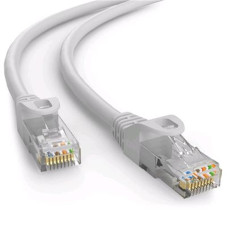 Kabel C-TECH patchcord Cat6e, UTP, šedý, 15m