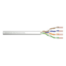 ASSNET100 CAT 5e U UTP instalační kabel, drát, délka 305M, Papírový Box, AWG 24/1, PVC barva šedá