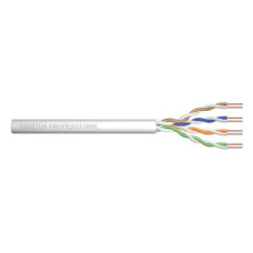 ASSNET250 CAT 6 U-UTP instalační kabel, drát, délka 305 m, Papírový box, AWG 23/1, PVC barva šedá