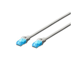 Digitus Patch Cable, UTP, CAT 5e, AWG 26/7, měď, šedý 0,25m