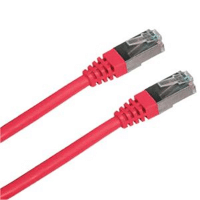 Patch cord FTP cat5e 1M červený