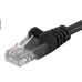 PremiumCord Patch kabel UTP RJ45-RJ45 level 5e 0.25m černá