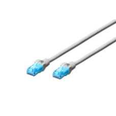 Digitus Ecoline Patch kabel, UTP, CAT 5e, AWG 26/7, šedý 0,25m, 1ks
