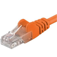 PremiumCord Patch kabel UTP RJ45-RJ45 Cat 5e 0.25m, oranžová