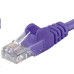 Patch kabel UTP RJ45-RJ45 level 5e 0.5m, fialová