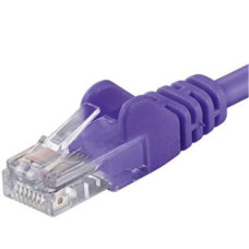 Patch kabel UTP RJ45-RJ45 level 5e 1m fialová