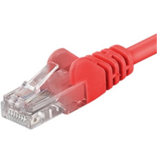 Patch kabel UTP RJ45-RJ45 level 5e 7m červená