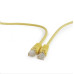 Gembird patch kabel CAT5e, UTP, 0.5 m, žlutý