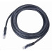 Gembird patch kabel CAT5e, UTP, 0.5 m, černý