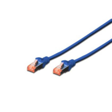 Digitus Patch Cable,S-FTP, CAT 6, AWG 27/7, LSOH, Měď, modrý 5m