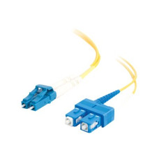 C2G LC-SC 9/125 OS1 Duplex Singlemode PVC Fiber Optic Cable (LSZH)