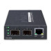 Planet GT-1205A Konvertor, 1x 10/100/1000Base-T RJ-45, 2x 100/1000Base-X SFP