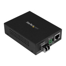 StarTech.com Multimode (MM) LC Fiber Media Converter for 10/100/1000 Network
