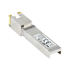 StarTech.com MSA Uncoded Compatible SFP+ Module, 10GBASE-T, SFP to RJ45 (Copper) for Cat6 and Cat5e, 10GE Gigabit Ethernet SFP+, RJ-45 (Copper) 30m, 10Gbps Transceiver SFP+ Copper Module