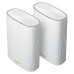 ASUS ZenWiFi XP4 Hybrid 2-pack Wireless AX1800 Dual-band Powerline Mesh WiFi 6 System, Homeplug AV2